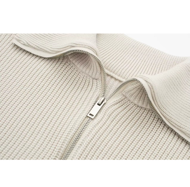 Pull Zippé en Maille