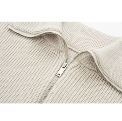 Pull Zippé en Maille