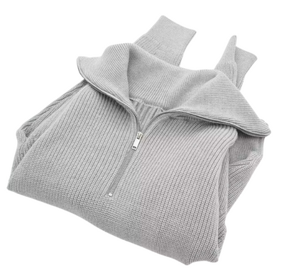 Pull Zippé en Maille