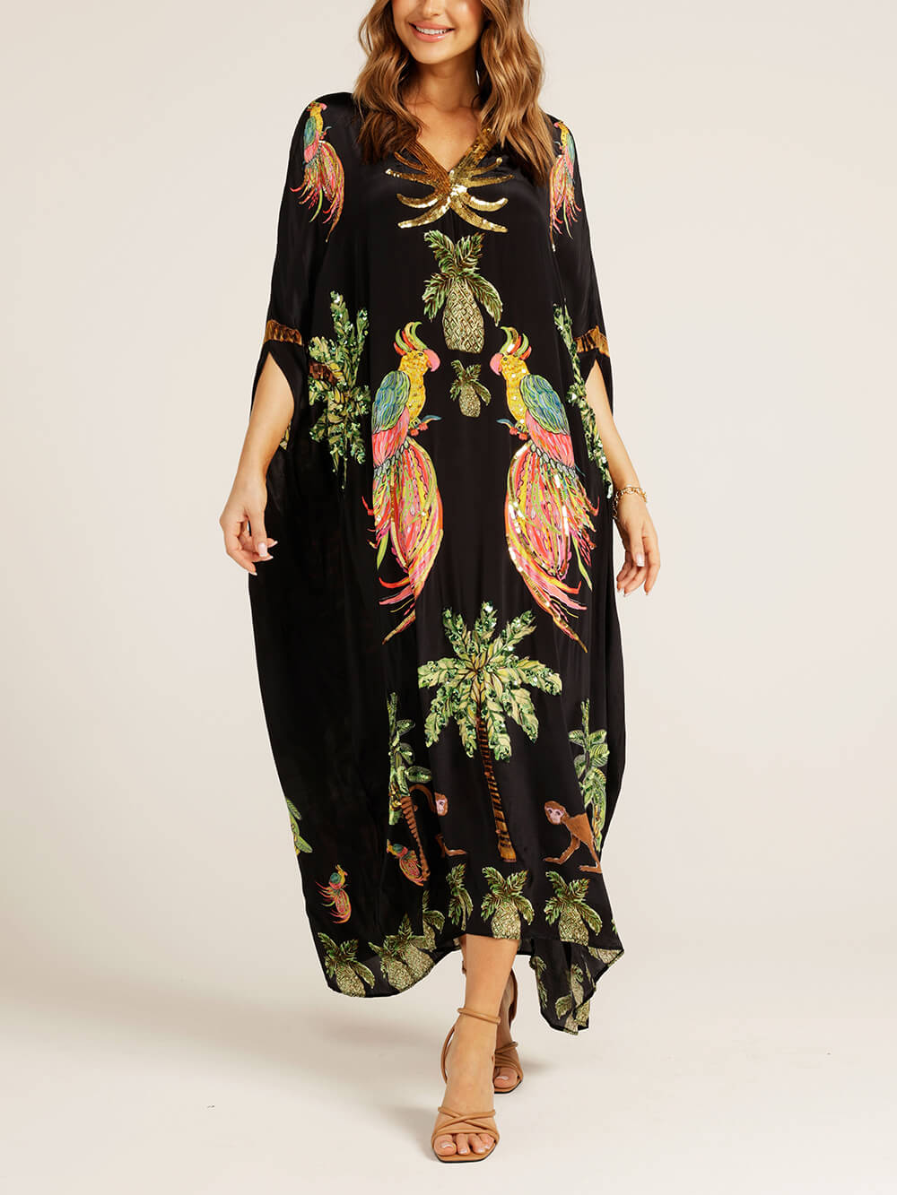 Tropical Elegance Maxi Dress