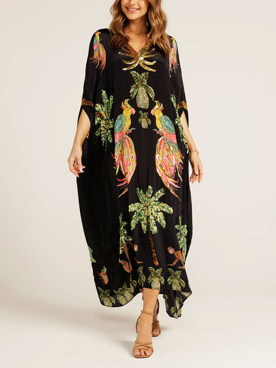 Tropical Elegance Maxi Dress
