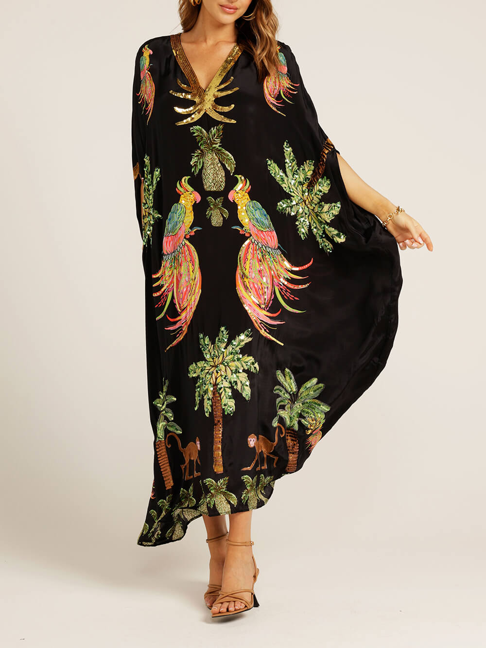 Tropical Elegance Maxi Dress