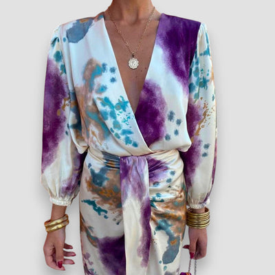 Larissa | Robe Élégante avec Encolure en V