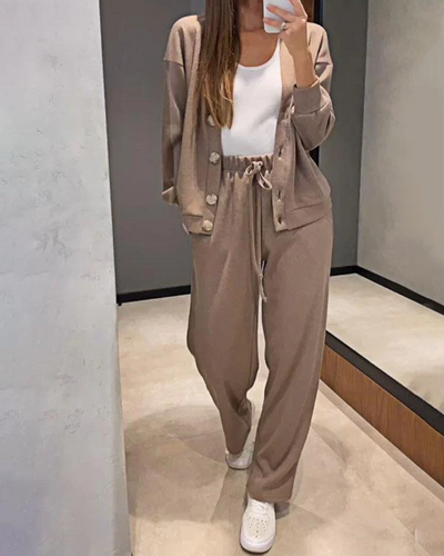 Ensemble Élégant 2 Pièces – Confort et Style au Quotidien