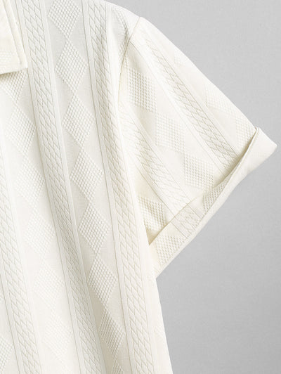 Vallier | Chemise Col Camp Texturée