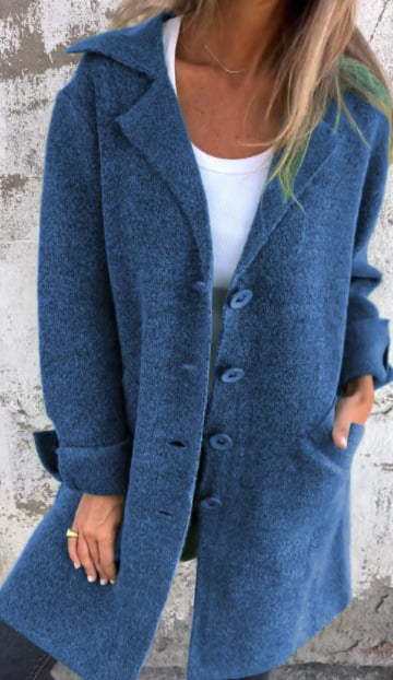 Manteau casual droit