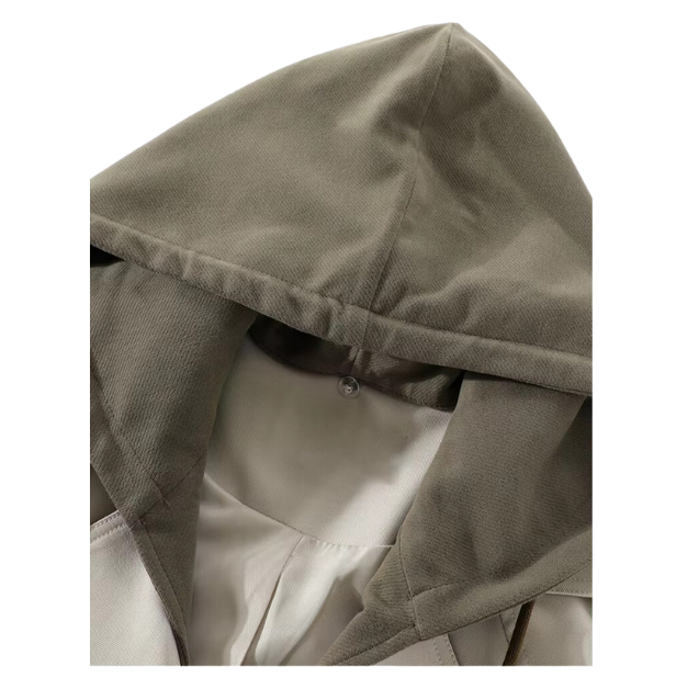 Trench-Capuche Moderne