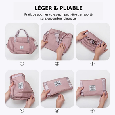 Le Nomade™ | Sac imperméable et extensible avec sangle arrière