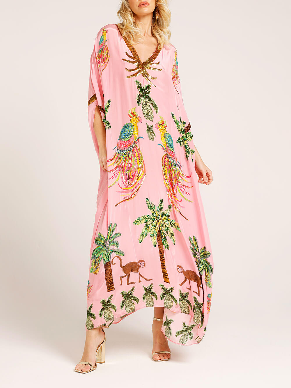 Tropical Elegance Maxi Dress
