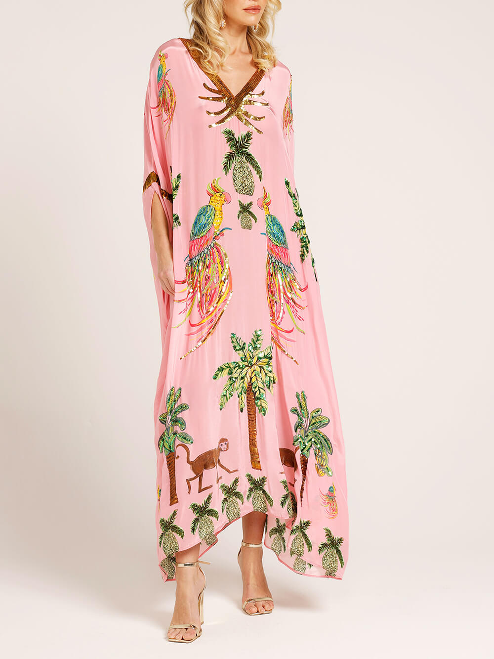 Tropical Elegance Maxi Dress