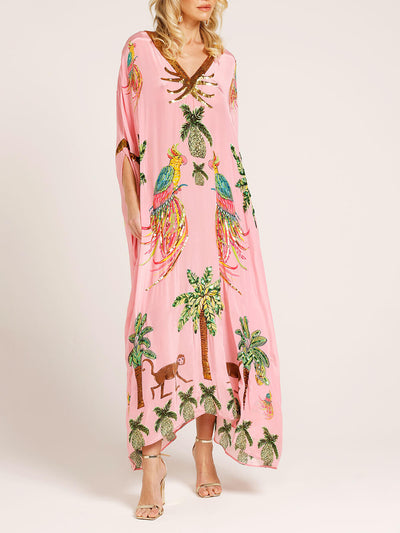 Tropical Elegance Maxi Dress