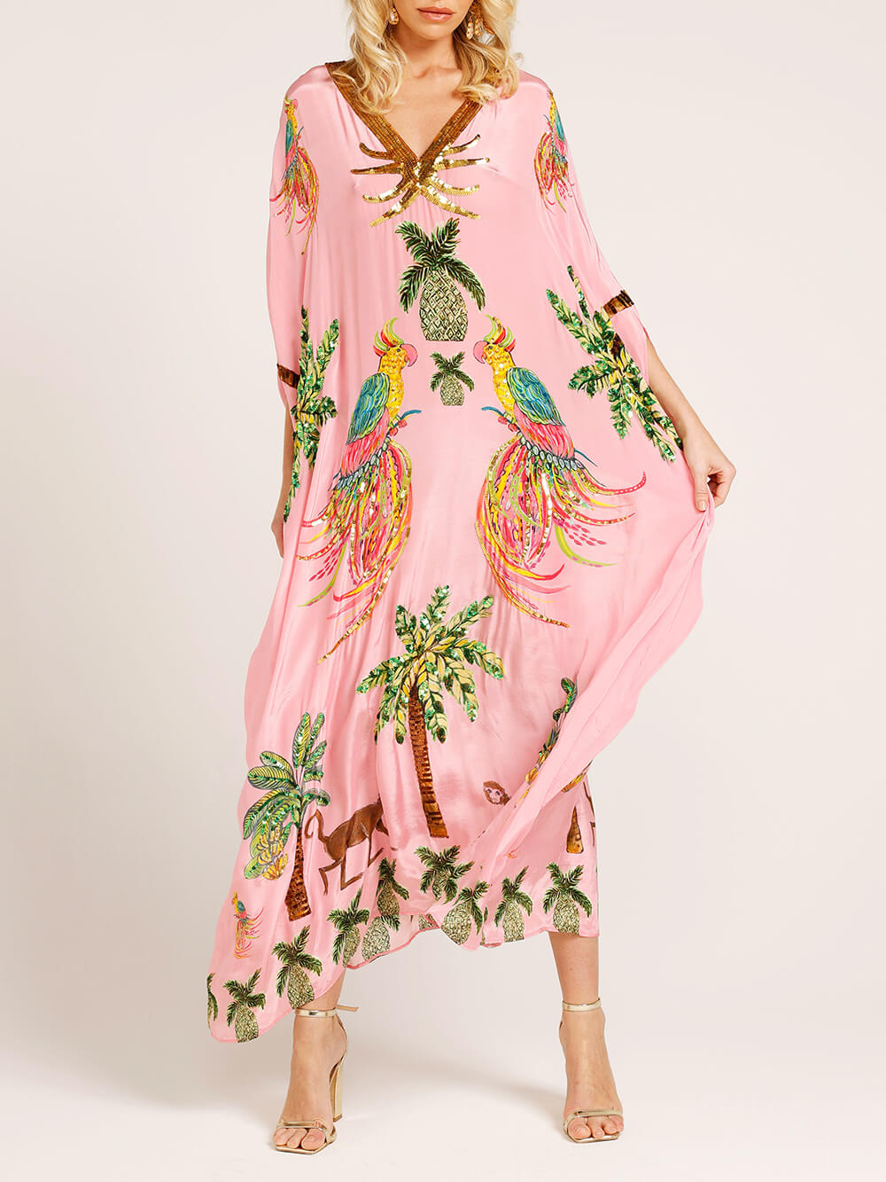 Tropical Elegance Maxi Dress