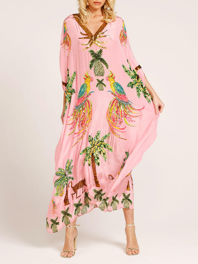 Tropical Elegance Maxi Dress
