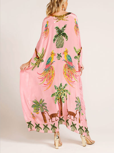 Tropical Elegance Maxi Dress