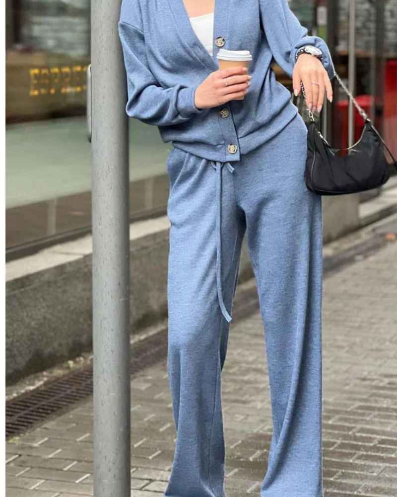 Ensemble Élégant 2 Pièces – Confort et Style au Quotidien