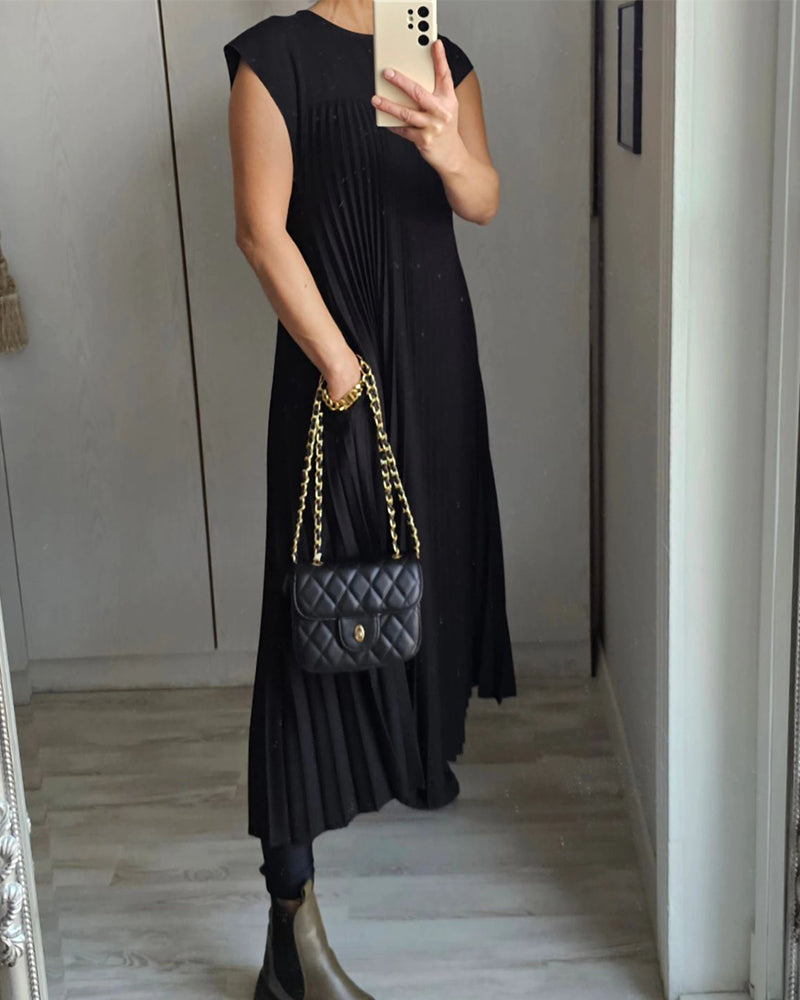 Edith | Robe Maxi Plissée