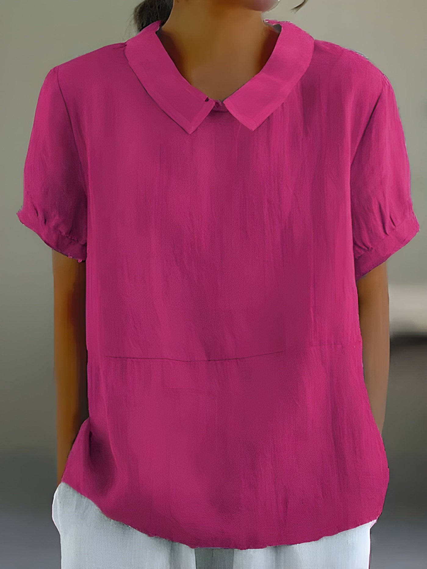 Camille | Blouse fluide à col chic