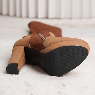 Bottes à hauteur de genou pour femmes