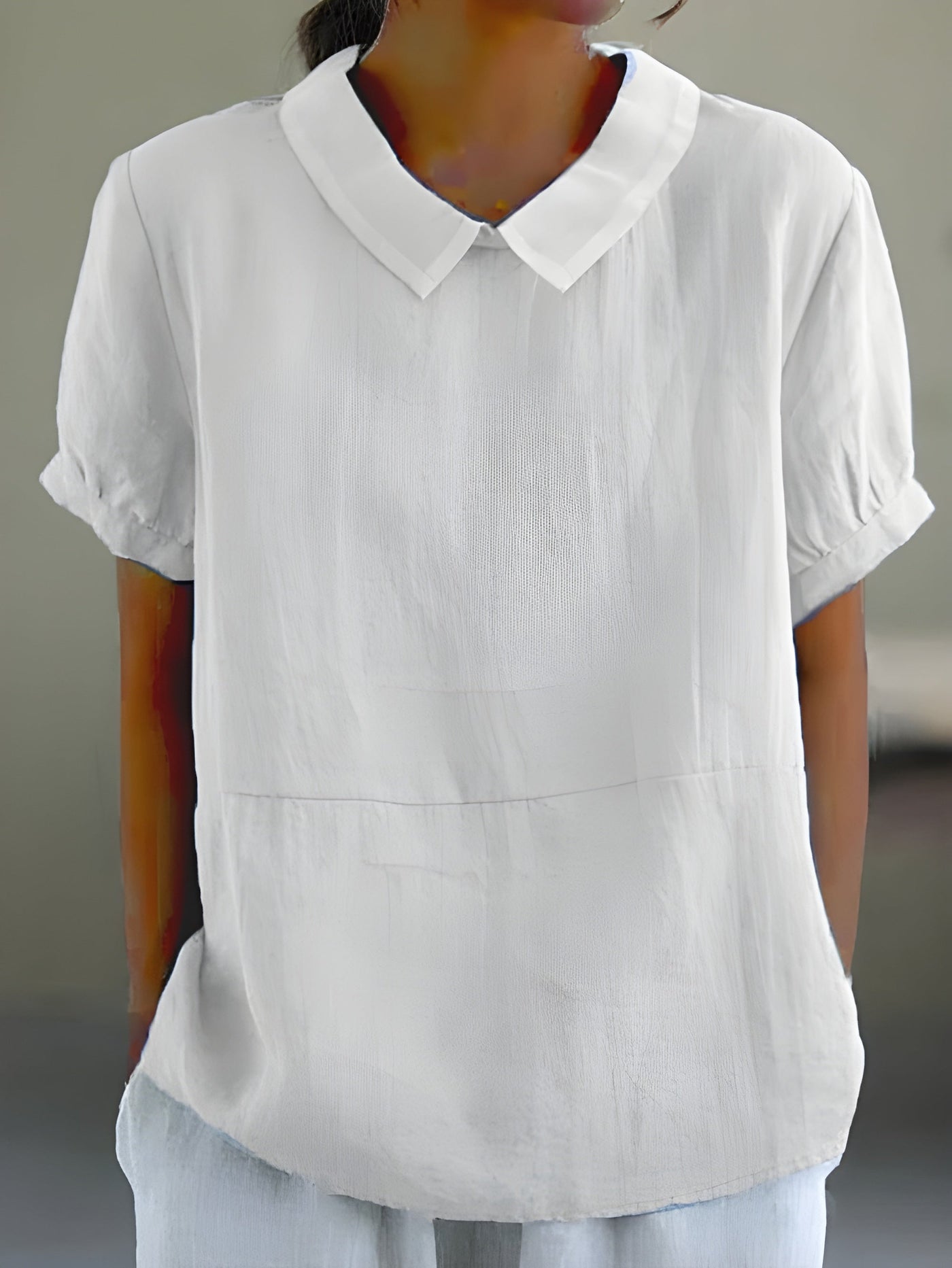 Camille | Blouse fluide à col chic