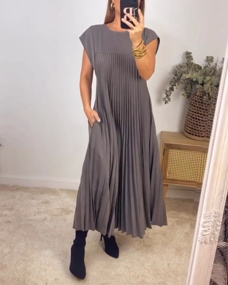 Edith | Robe Maxi Plissée