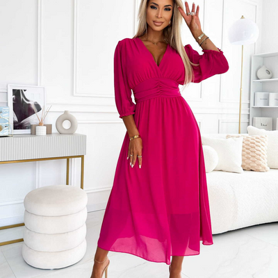 Camille. | Robe en mousseline de soie légère et soyeuse