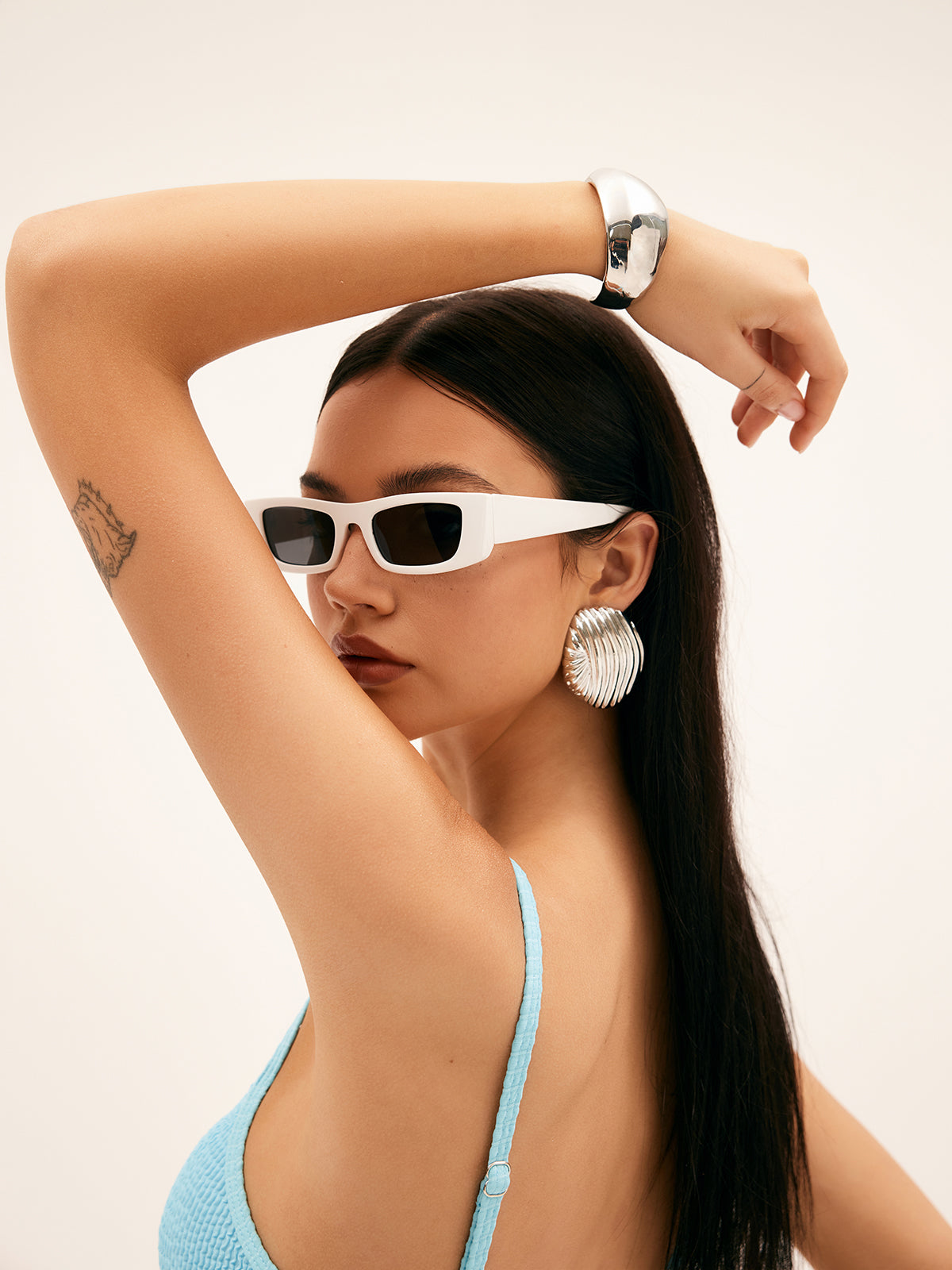 Lunettes de soleil White Chic