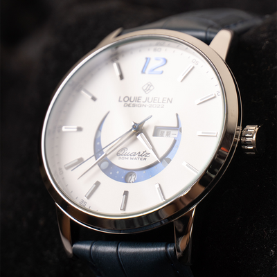 Montre Élégante avec Phases Lunaires