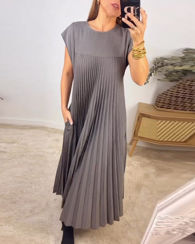 Edith | Robe Maxi Plissée