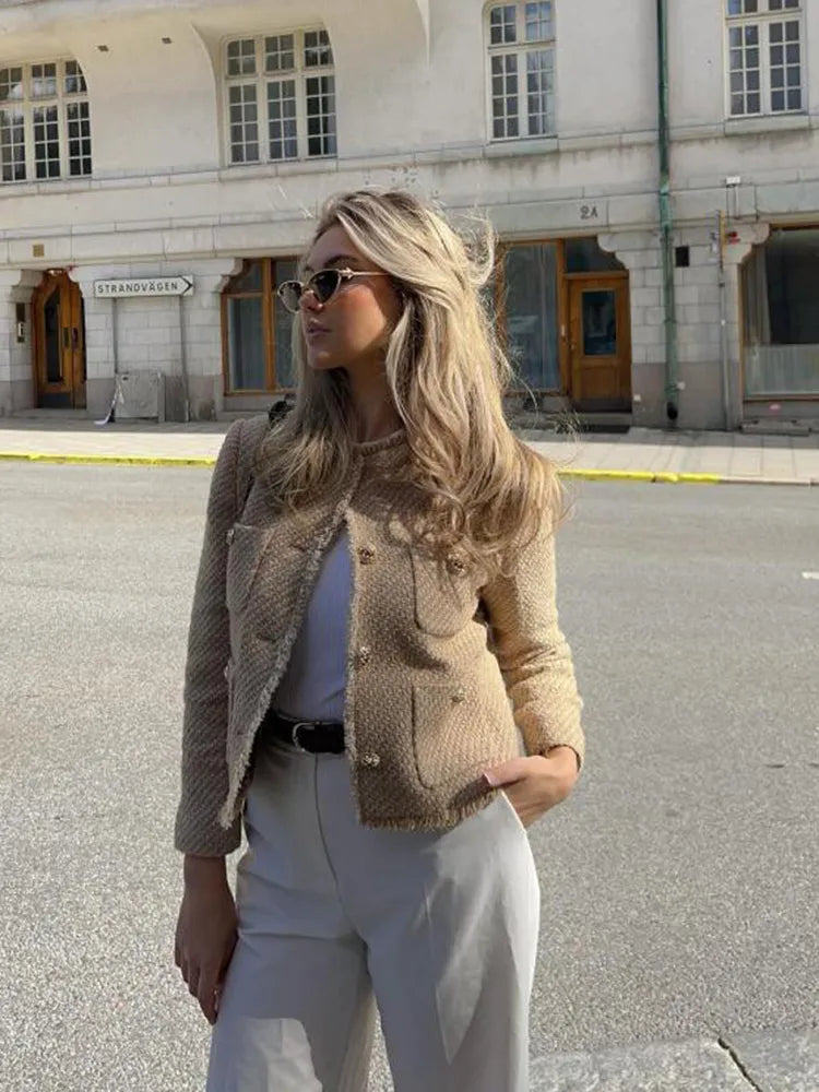 Veste en tweed