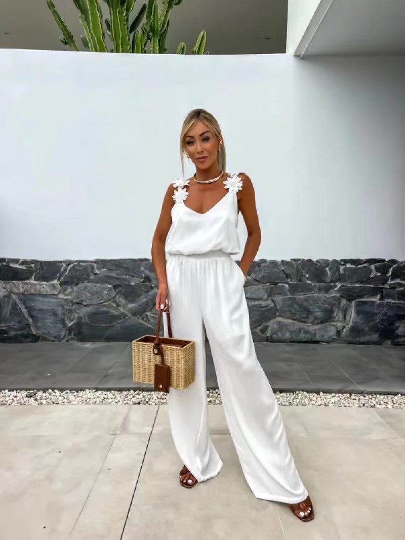 Élégance Florale Jumpsuit