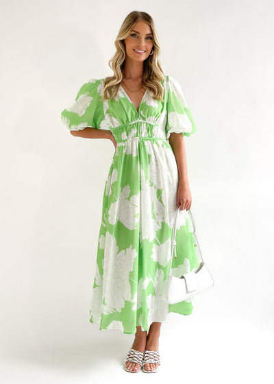 ROBE MAXI ROUGE ROSE