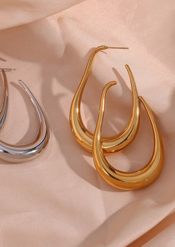 Boucles d'oreilles anneaux pendants