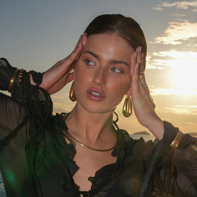 Boucles d'oreilles créoles élégantes