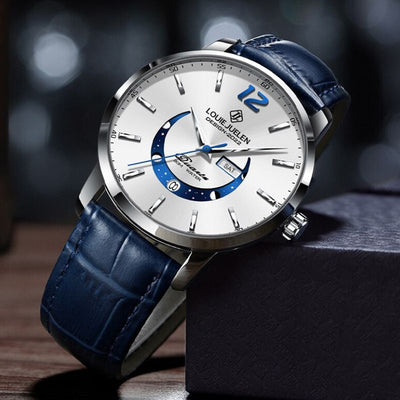 Montre Élégante avec Phases Lunaires