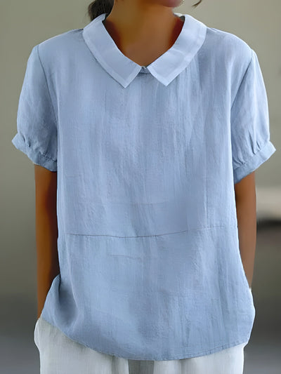 Camille | Blouse fluide à col chic