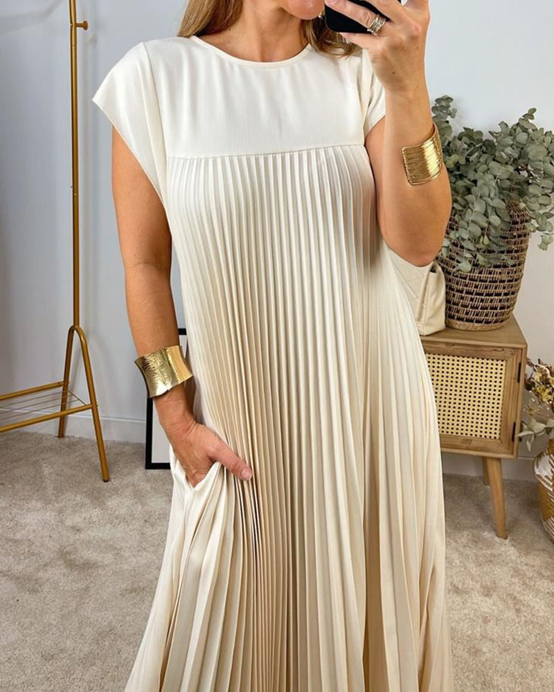 Edith | Robe Maxi Plissée