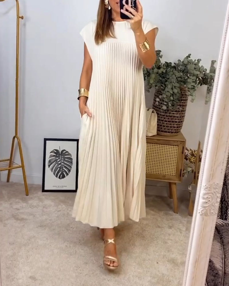 Edith | Robe Maxi Plissée