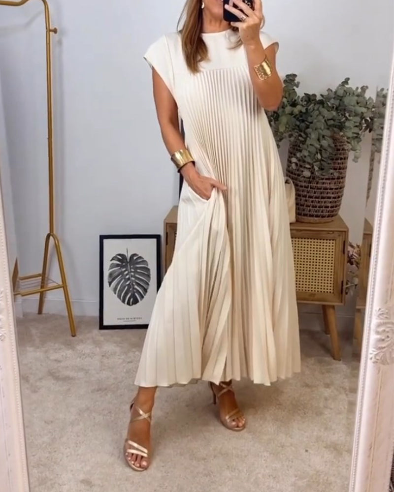 Edith | Robe Maxi Plissée