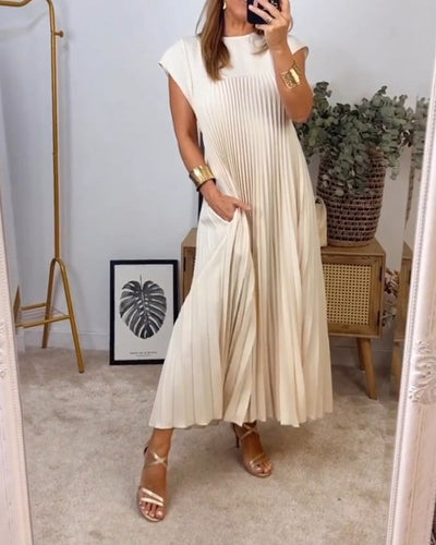 Edith | Robe Maxi Plissée