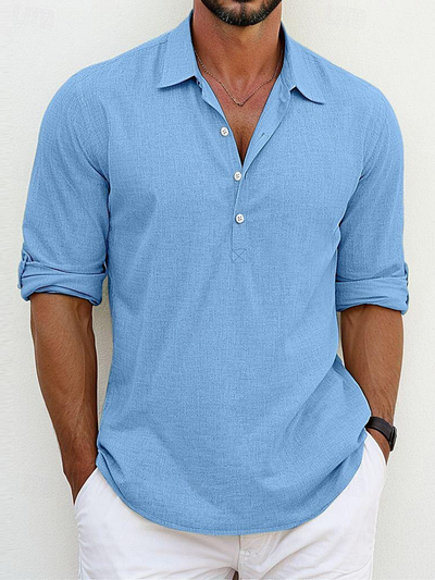 Giovanni™ | Chemise Classica en Coton-Lin