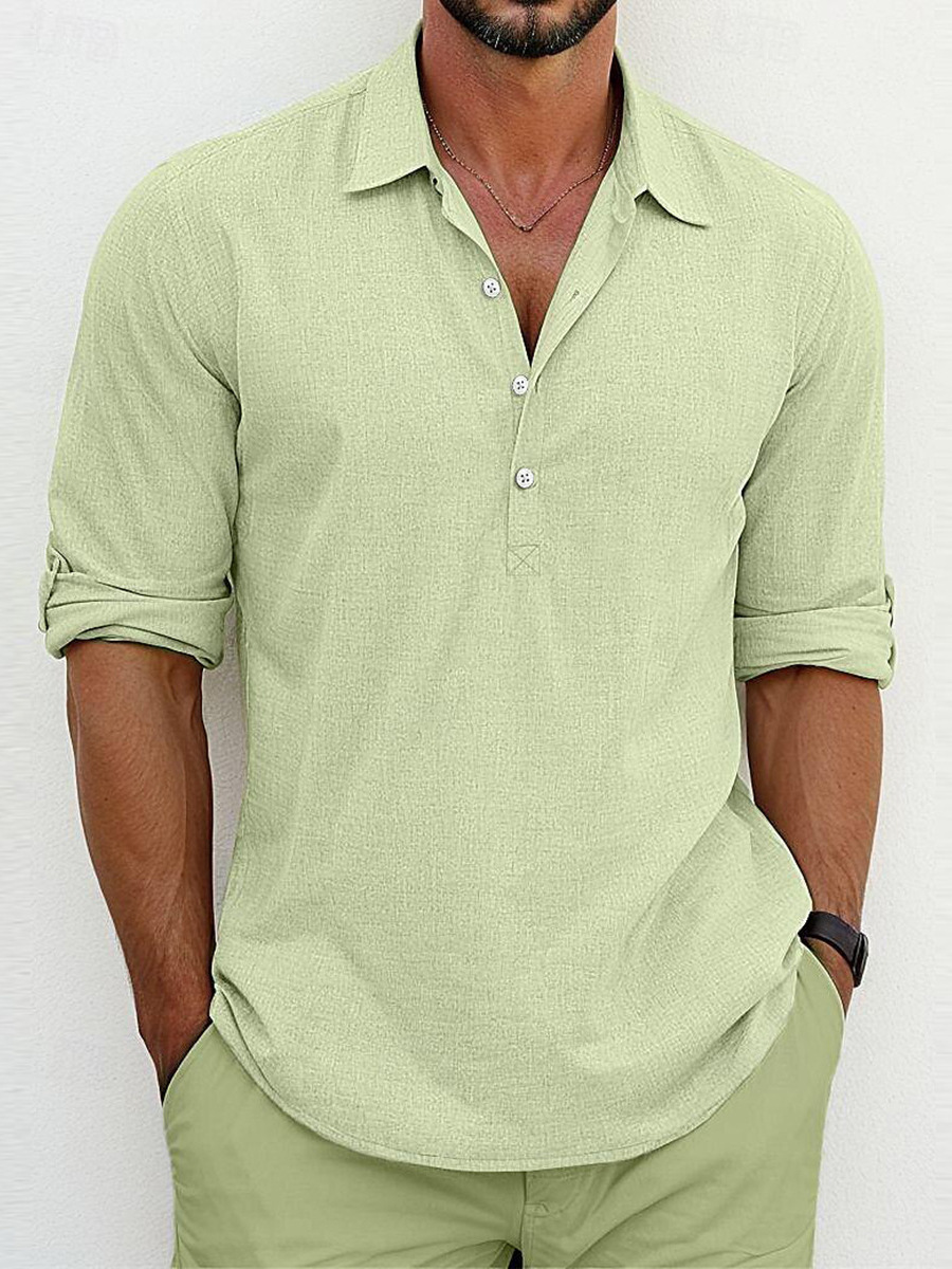 Giovanni™ | Chemise Classica en Coton-Lin