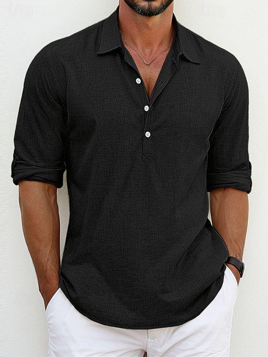Giovanni™ | Chemise Classica en Coton-Lin