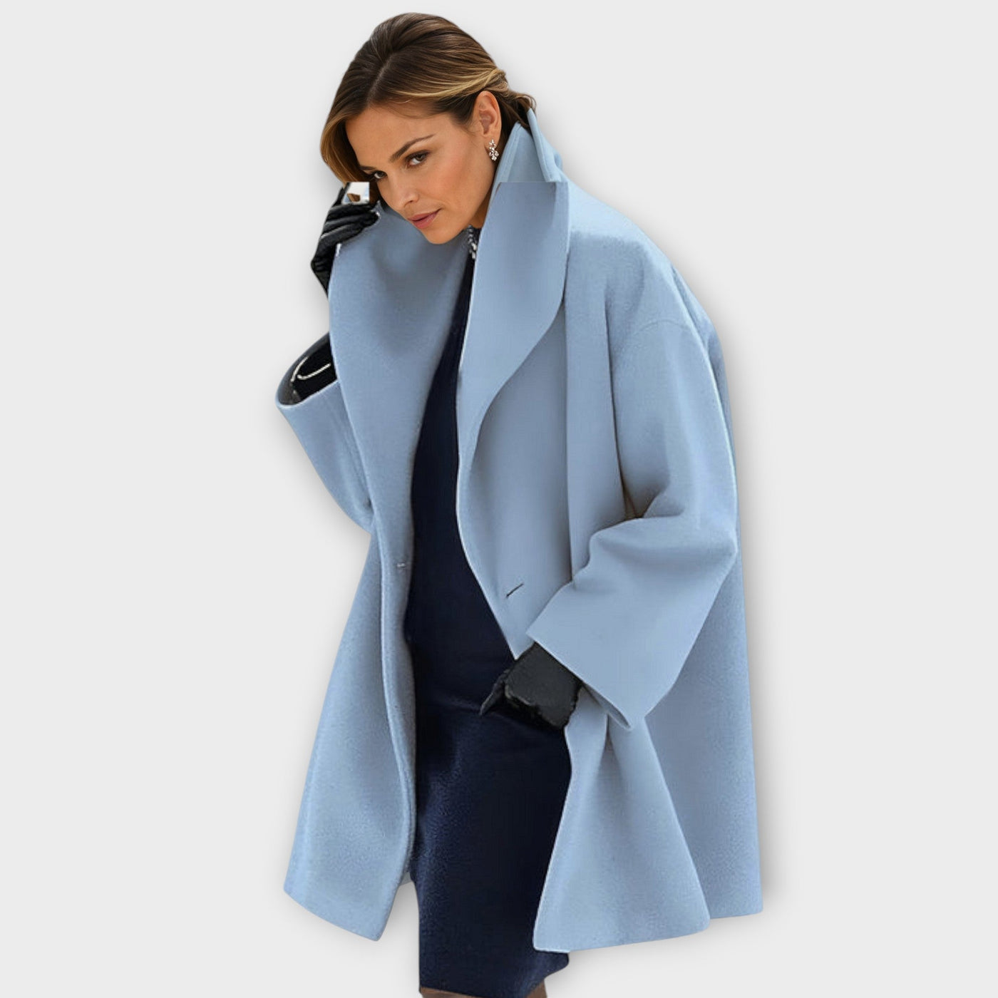 Manteau en laine coupe-vent