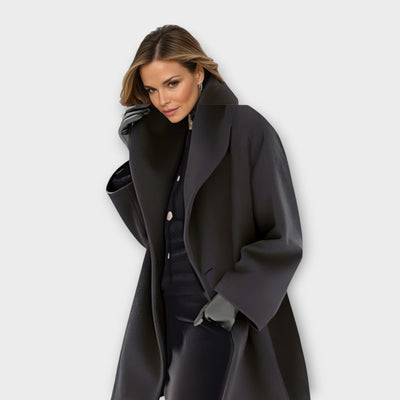 Manteau en laine coupe-vent