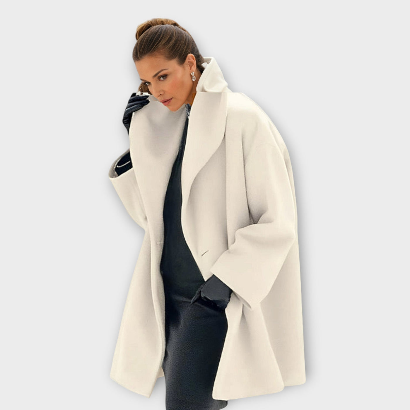 Manteau en laine coupe-vent